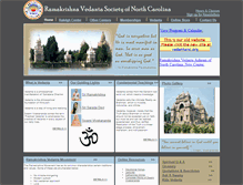 Tablet Screenshot of oldsite.vedantanc.org